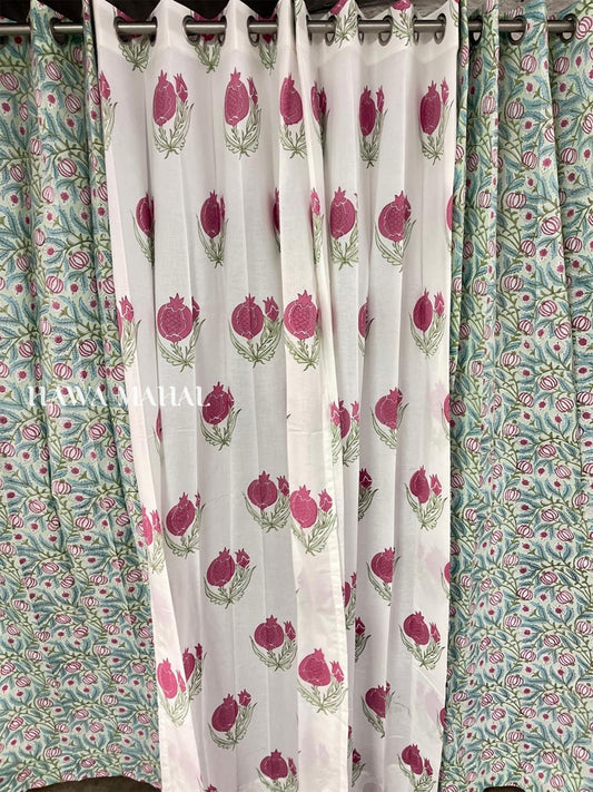 Nikhat Collection Block Print Curtains