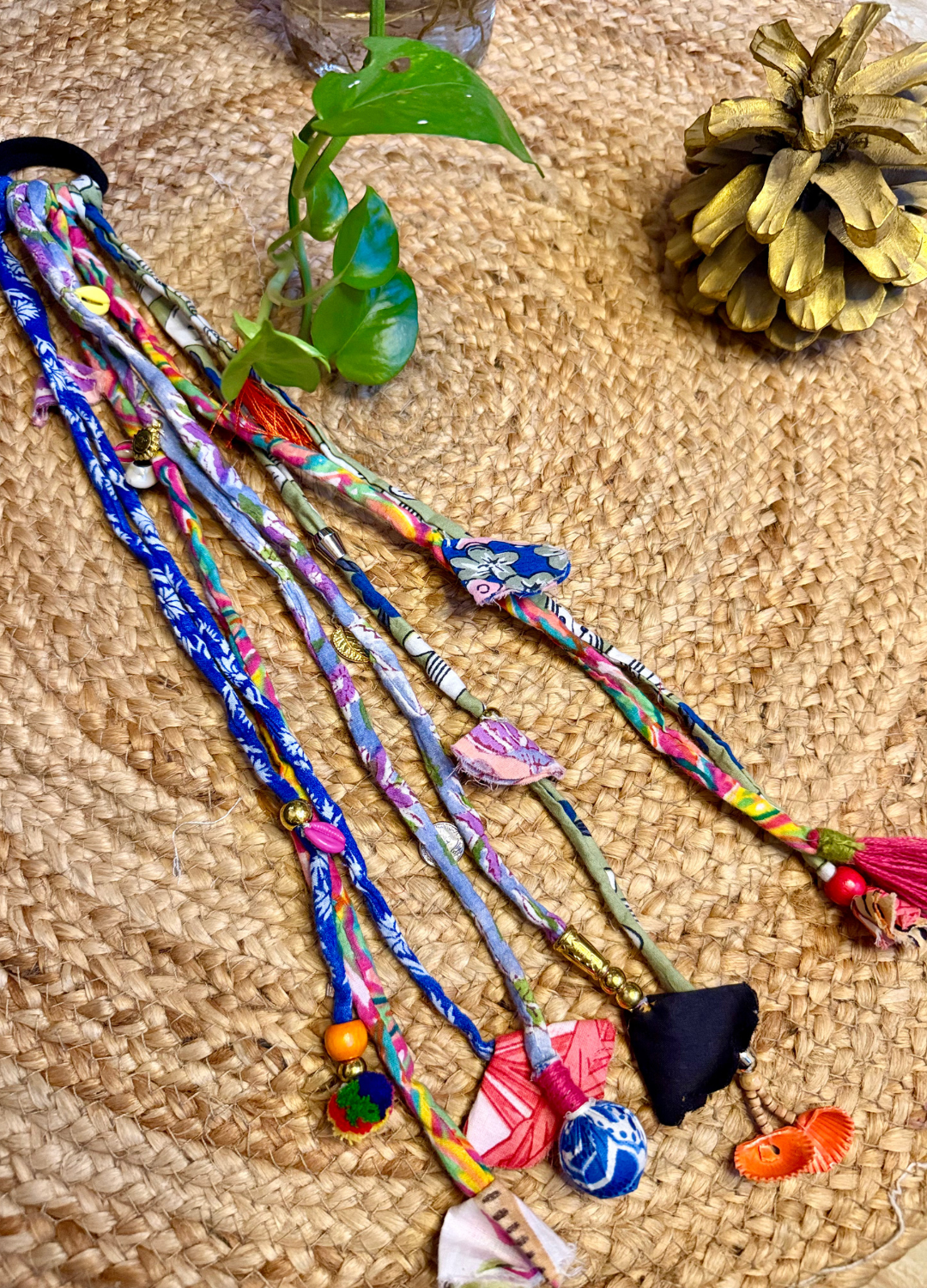 BOHO STRINGS - BLOCK PRINT HAIR PARANDI