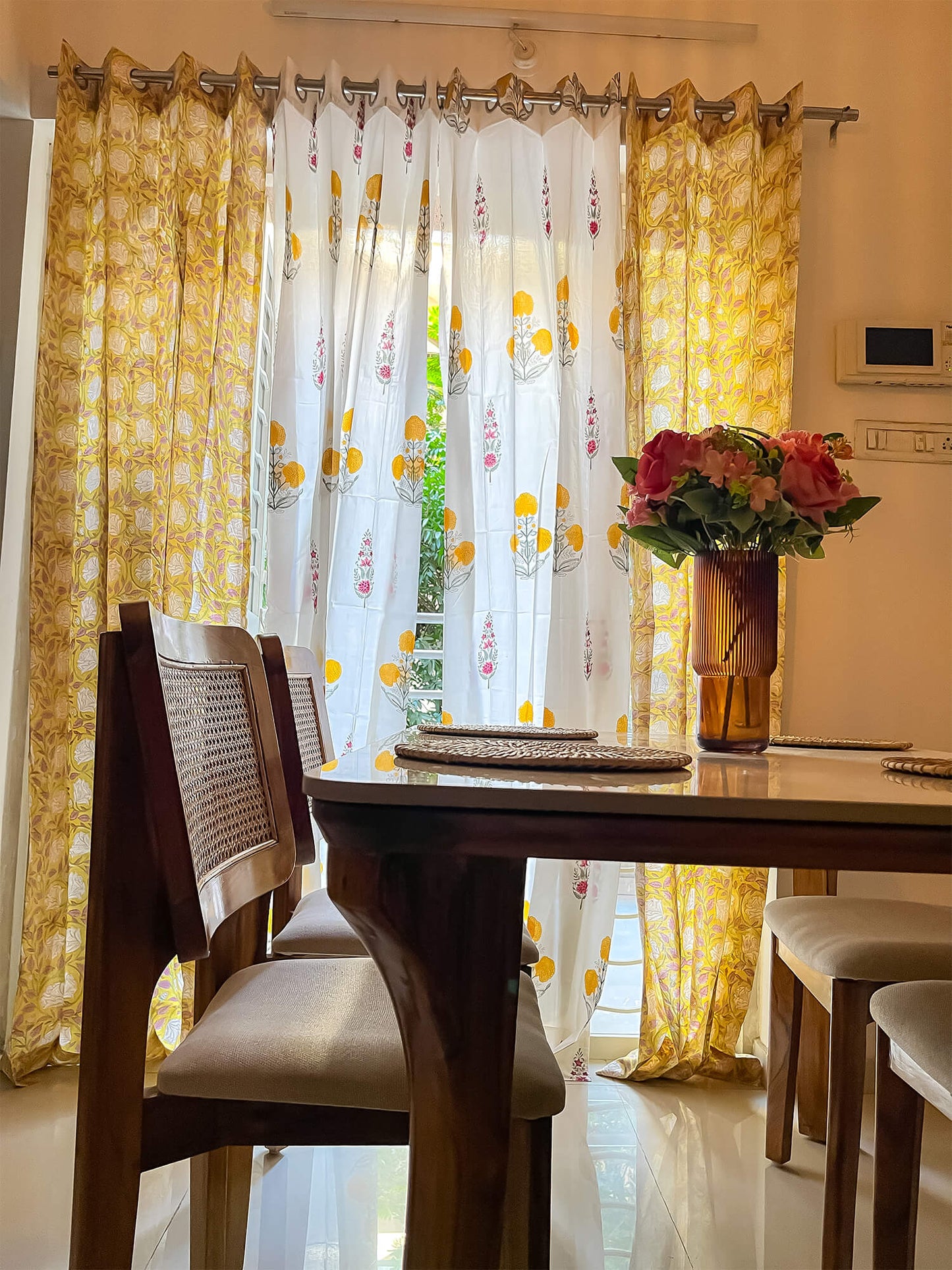 Noor Bagh Collection Block Print Curtain